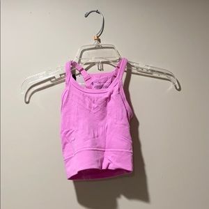 NWT pink free people cropped tank